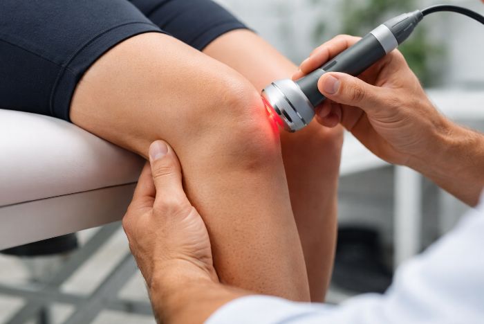 Behandelen van een bakers cyste