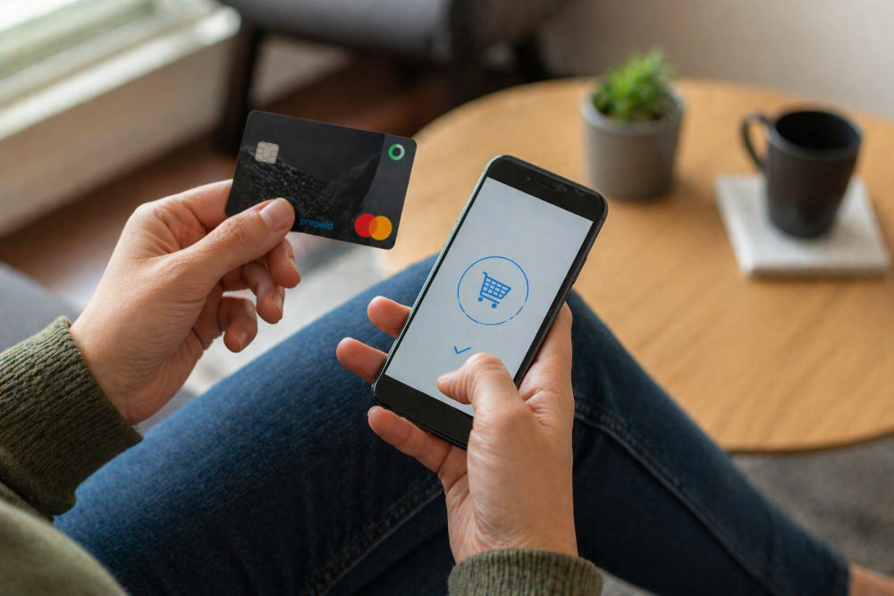 Online betalen zonder bankrekening met prepaid tegoed