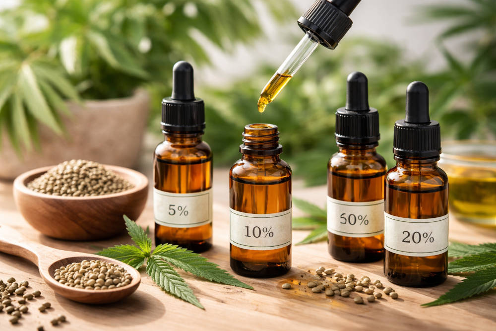 Alle CBD-oliën op een rij: kies op sterkte en druppeldosis