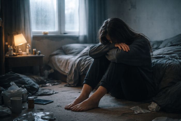 Krijgen van een depressie