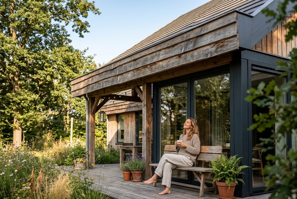 Geef je dakrand een natuurlijke uitstraling met houten boeidelen