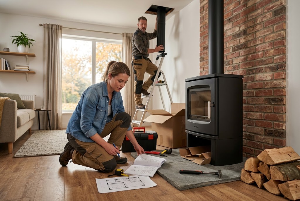 Dit moet je weten als je een houtkachel in je woonkamer wilt installeren
