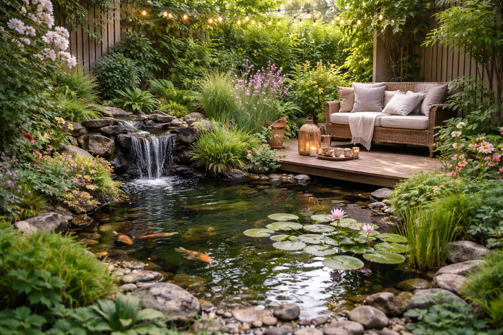 Zo maak je van een kleine tuin een rustgevende waterparadijs