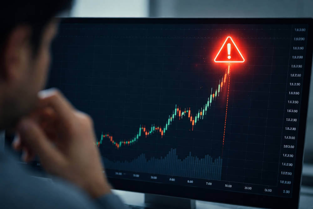 Wanneer een koerspiek een waarschuwing kan zijn