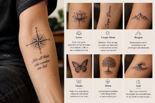 Tattoo teksten met betekenis die blijven passen
