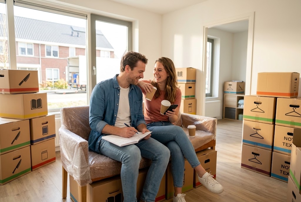 Verhuizen zonder stress: hoe je een verhuisdag slim aanpakt
