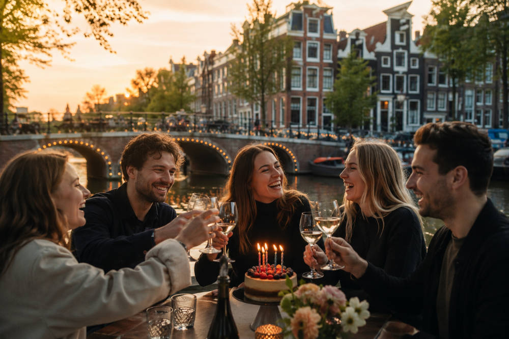 Verjaardag vieren in Amsterdam: de origineelste ideeën
