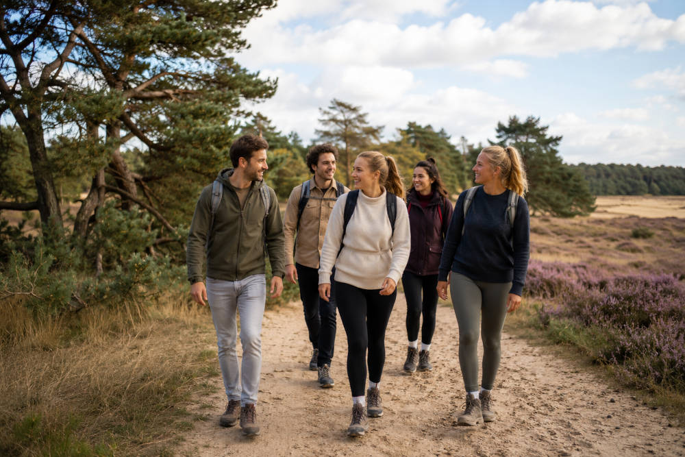 De mooiste wandelroutes op de Veluwe voor een weekend met vrienden