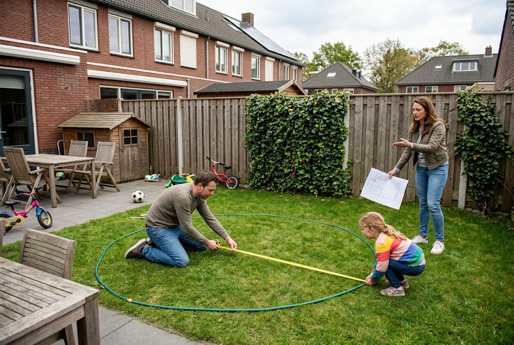 Welke trampoline past echt in uw tuin